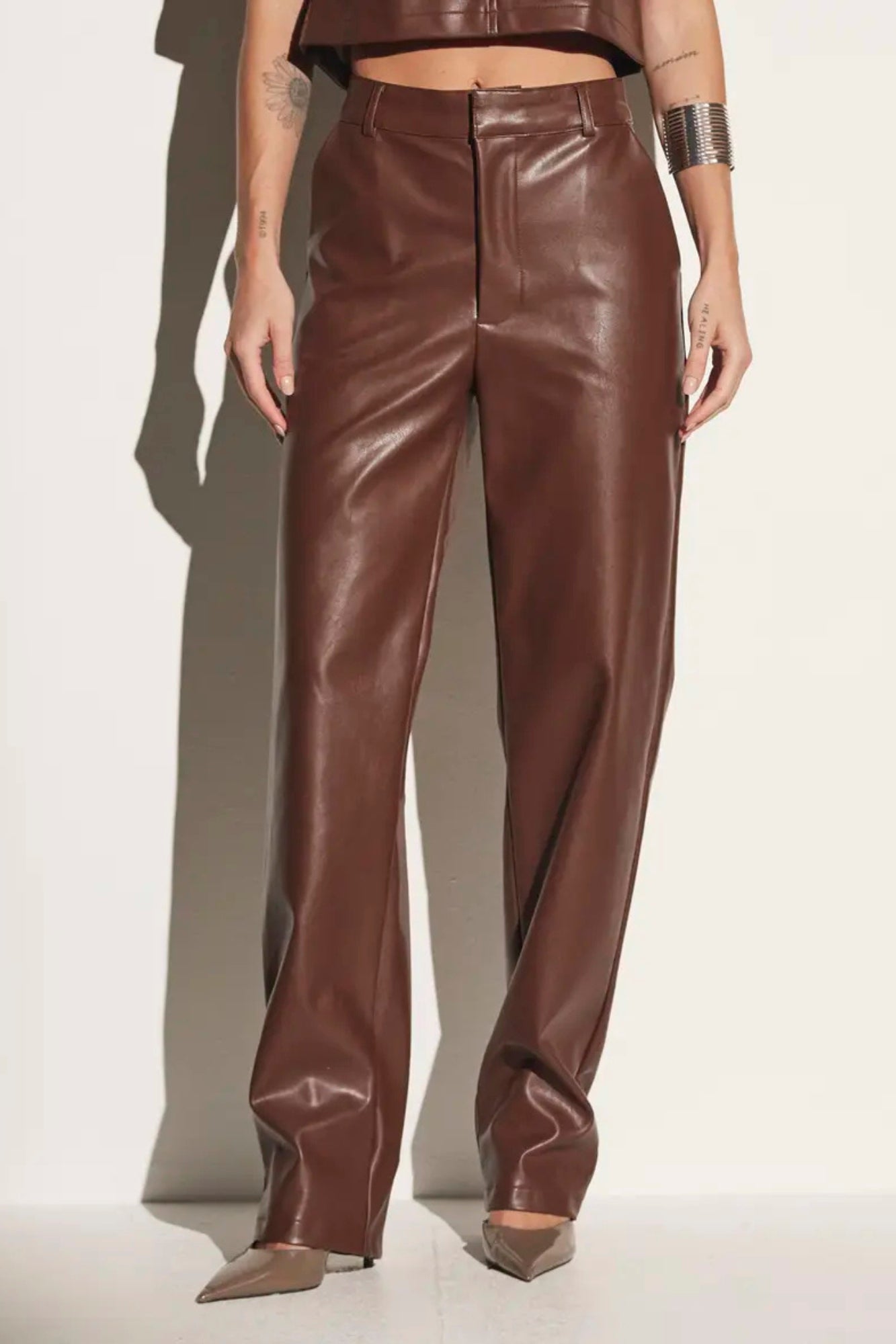 Calça de Couro Constance