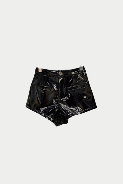 Mini Shorts de Vinil Serena