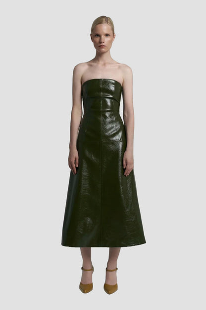 Vestido Couro Catarina