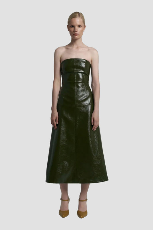 Vestido Couro Catarina