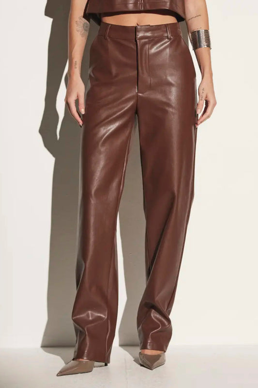 Calça de Couro Constance