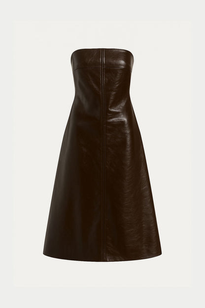 Vestido Couro Catarina