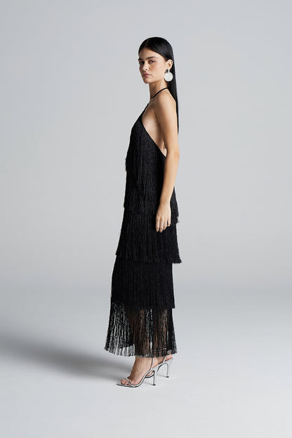 Vestido Franjas Claire