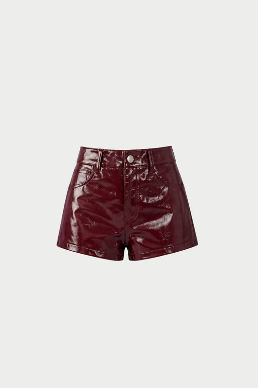Mini Short Vinil Camélia