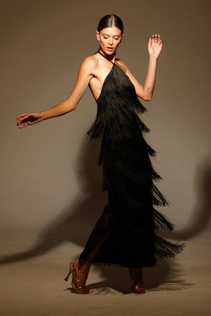 Vestido Franjas Claire